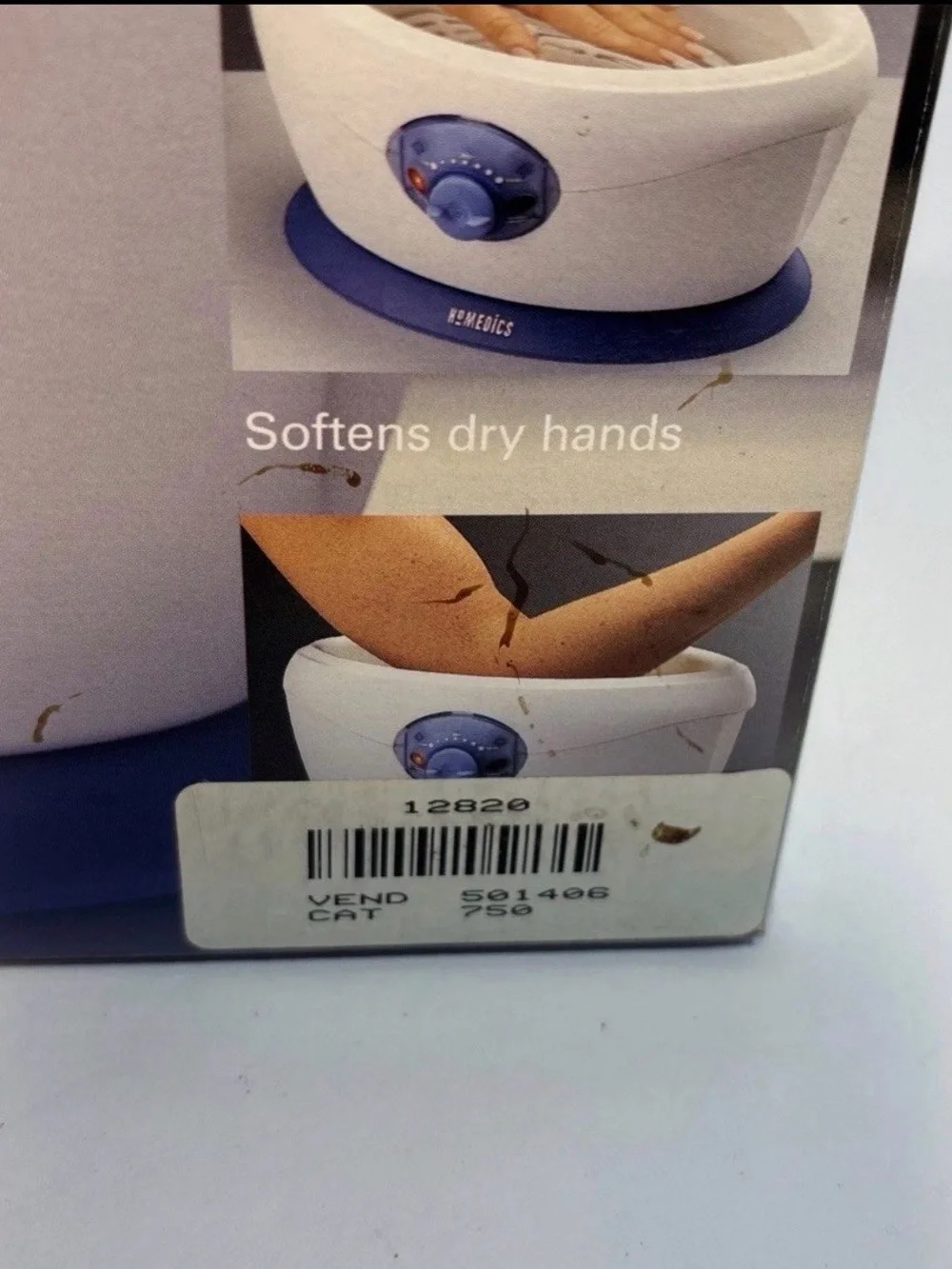Homedics Body Basics ParaSpa Mini Heat Therapy Paraffin Bath Temp Control